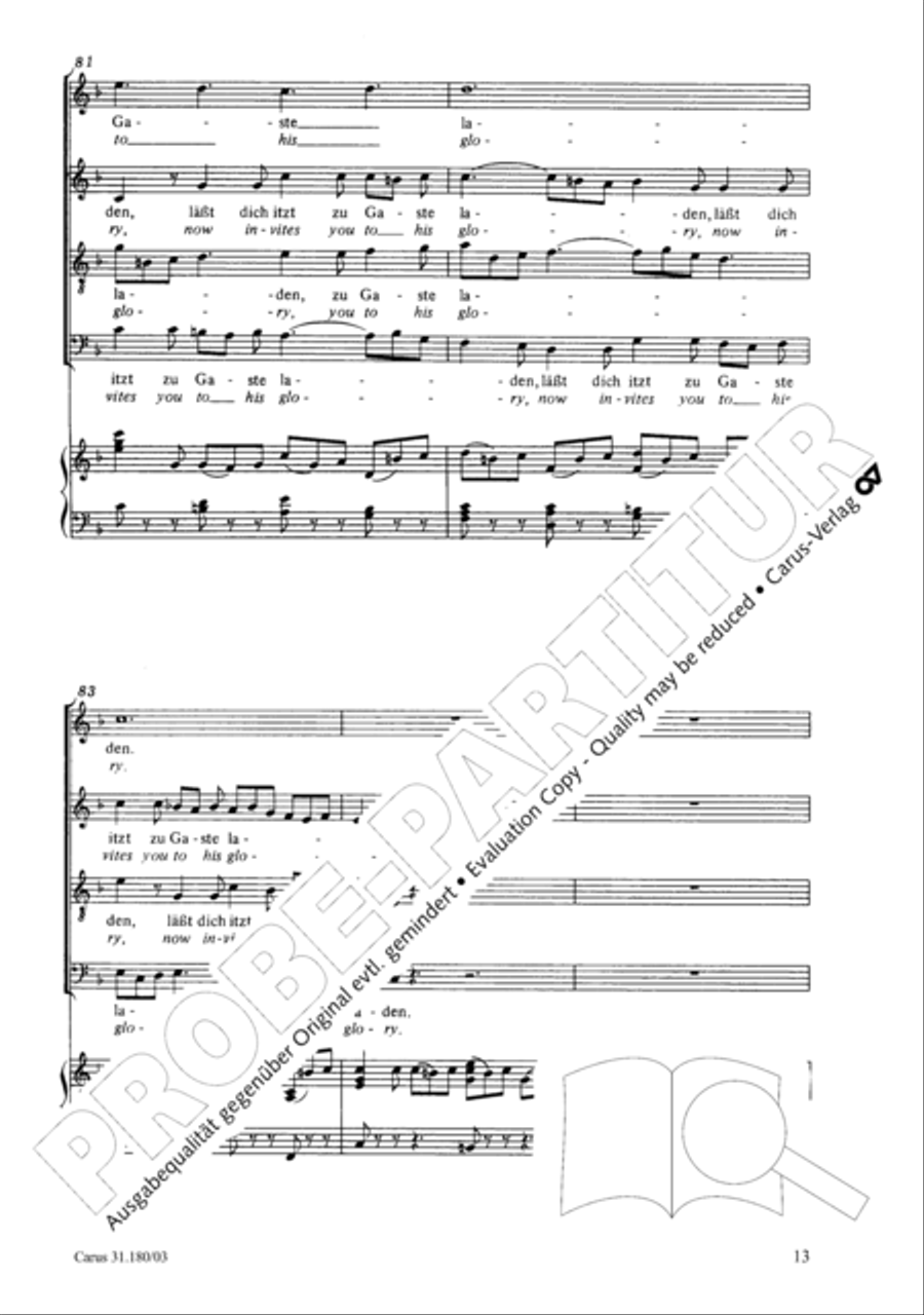 Lift, my soul, the veil of darkness 4-Part scores gallery preview page 14