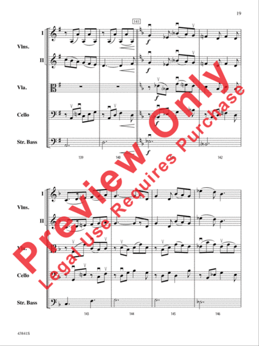Scherzo for String Orchestra String Orchestra scores gallery preview page 20