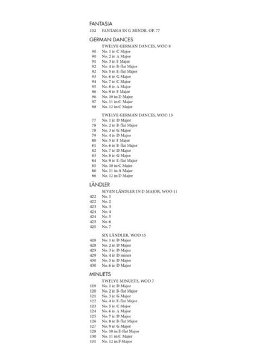 The Giant Book of Beethoven: Short Works and Selected Sonatas Piano Solo scores gallery preview page 4
