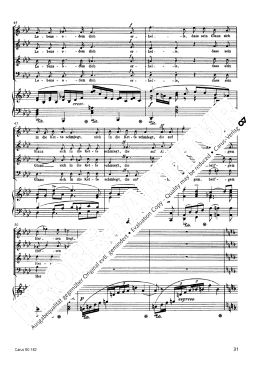 Vom Goldenen Horn 4-Part scores gallery preview page 34