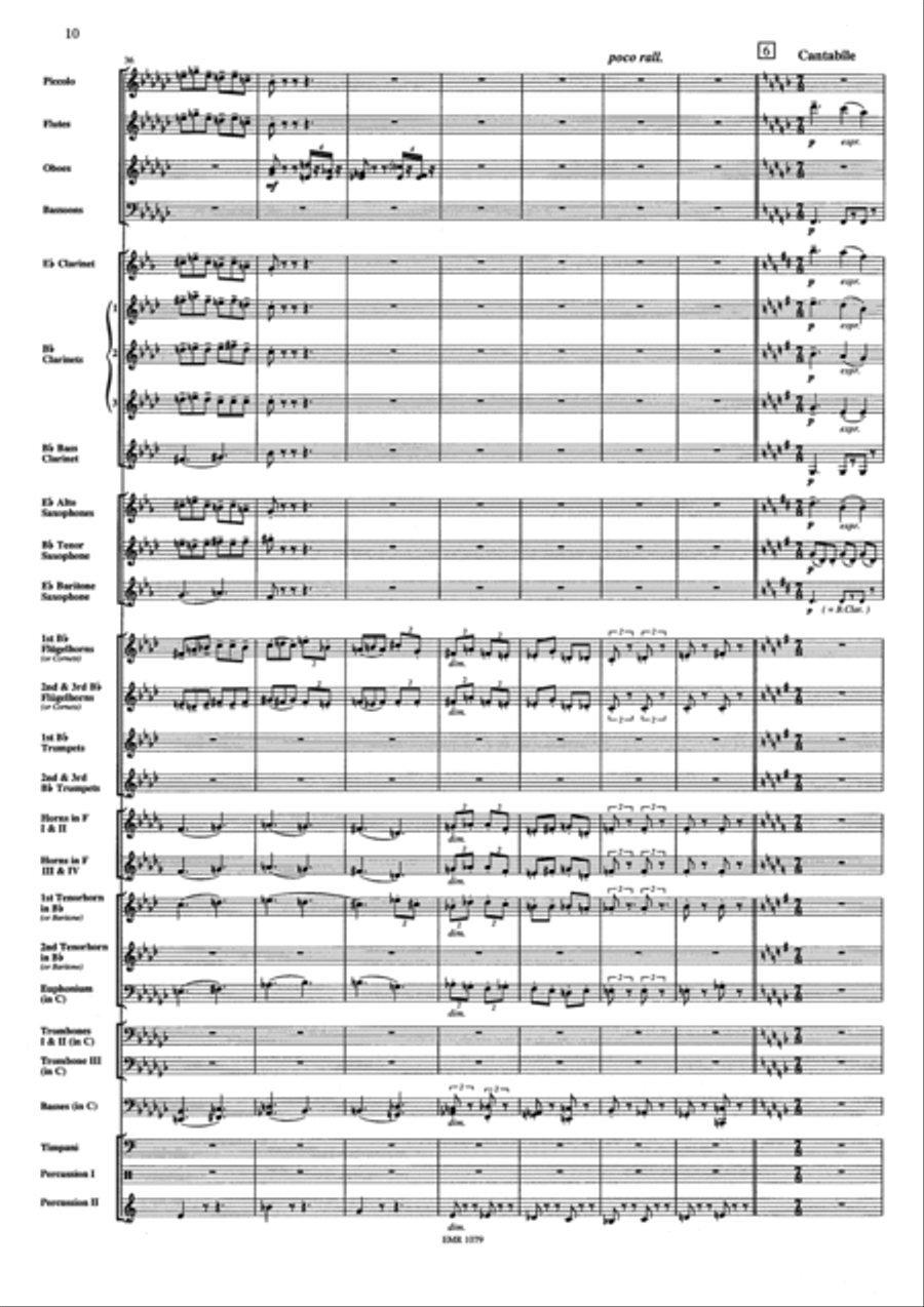 Ballet sans Ballerine Concert Band scores gallery preview page 10
