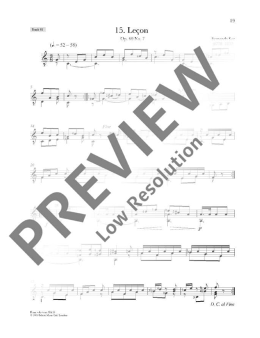 Romantic Guitar Anthology Classical Guitar scores gallery preview page 20