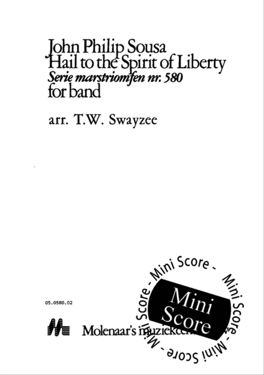 Hail to the Spirit of Liberty Concert Band scores gallery preview page 3