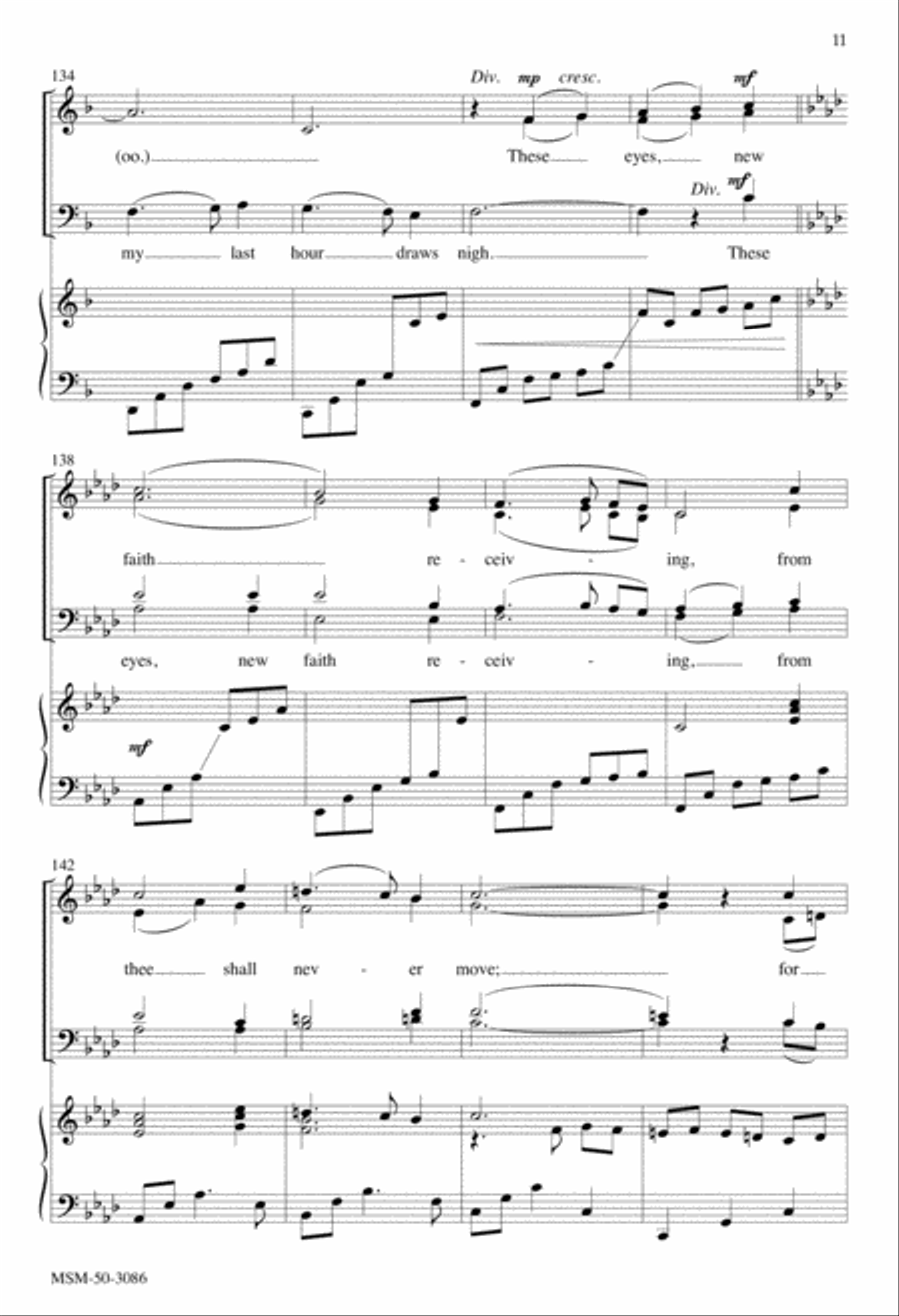 O Sacred Head, Now Wounded 4-Part scores gallery preview page 11