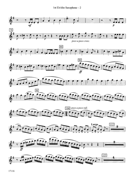 1812 Overture: E-flat Alto Saxophone