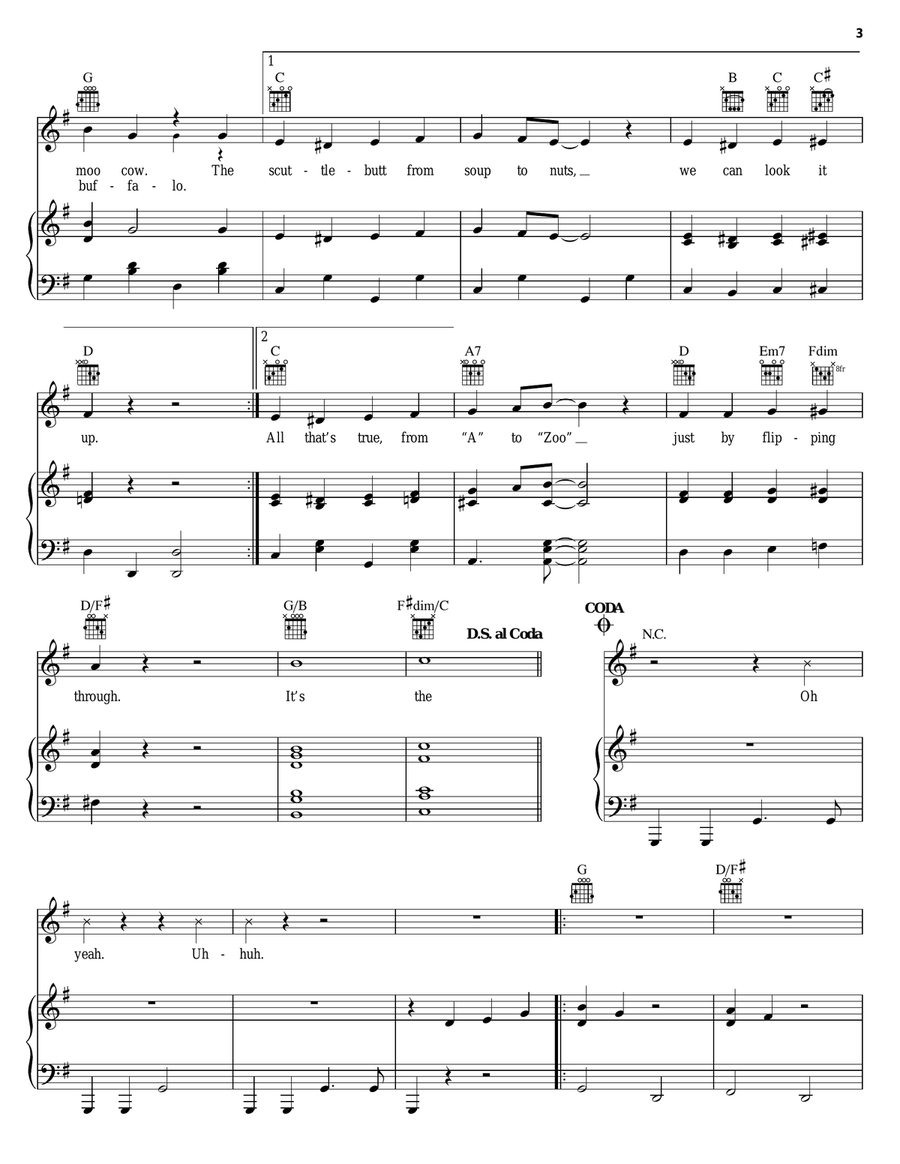 The Great Big Book Of Everything Piano, Vocal, Guitar scores gallery preview page 3