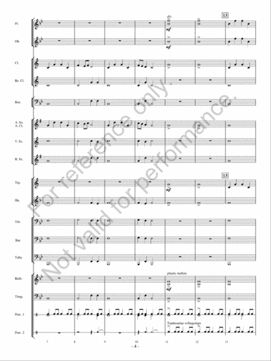 Our First Band Concert Concert Band scores gallery preview page 17