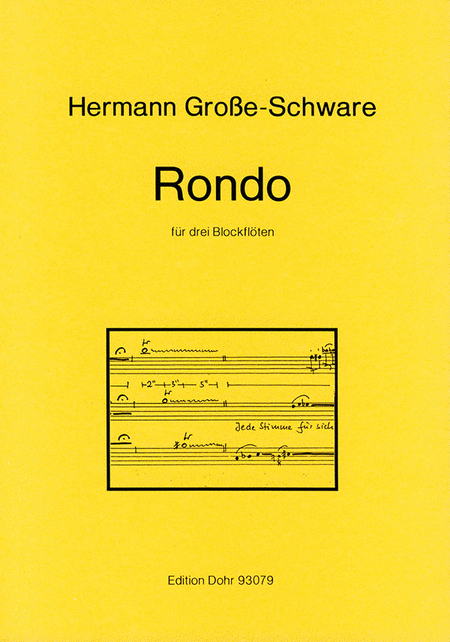 Rondo für drei Blockflöten (1976)