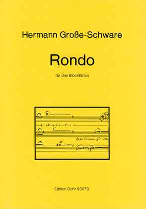 Rondo für drei Blockflöten (1976)