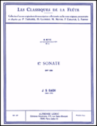 Book cover for Sonata No. 1, BWV1030 in B Minor – Classiques No. 1