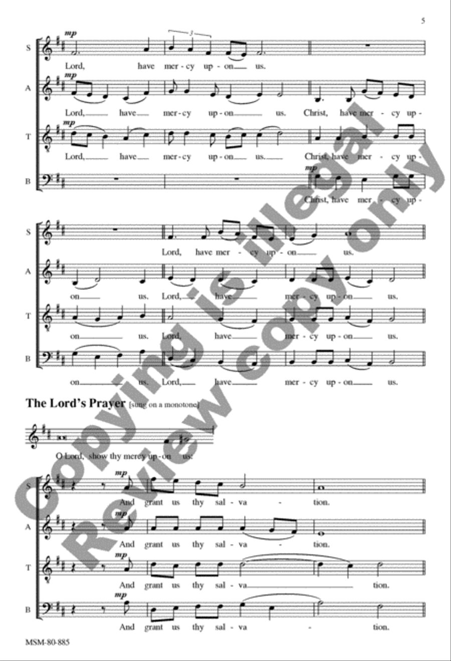 The Duke Responses The Duke Responses 4-Part scores gallery preview page 5