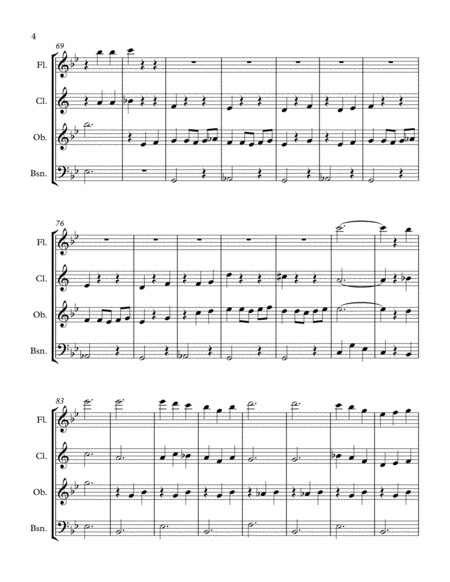 (Wind Quartet) Jazz Suite No.2 VI. Waltz II -Shostakovich