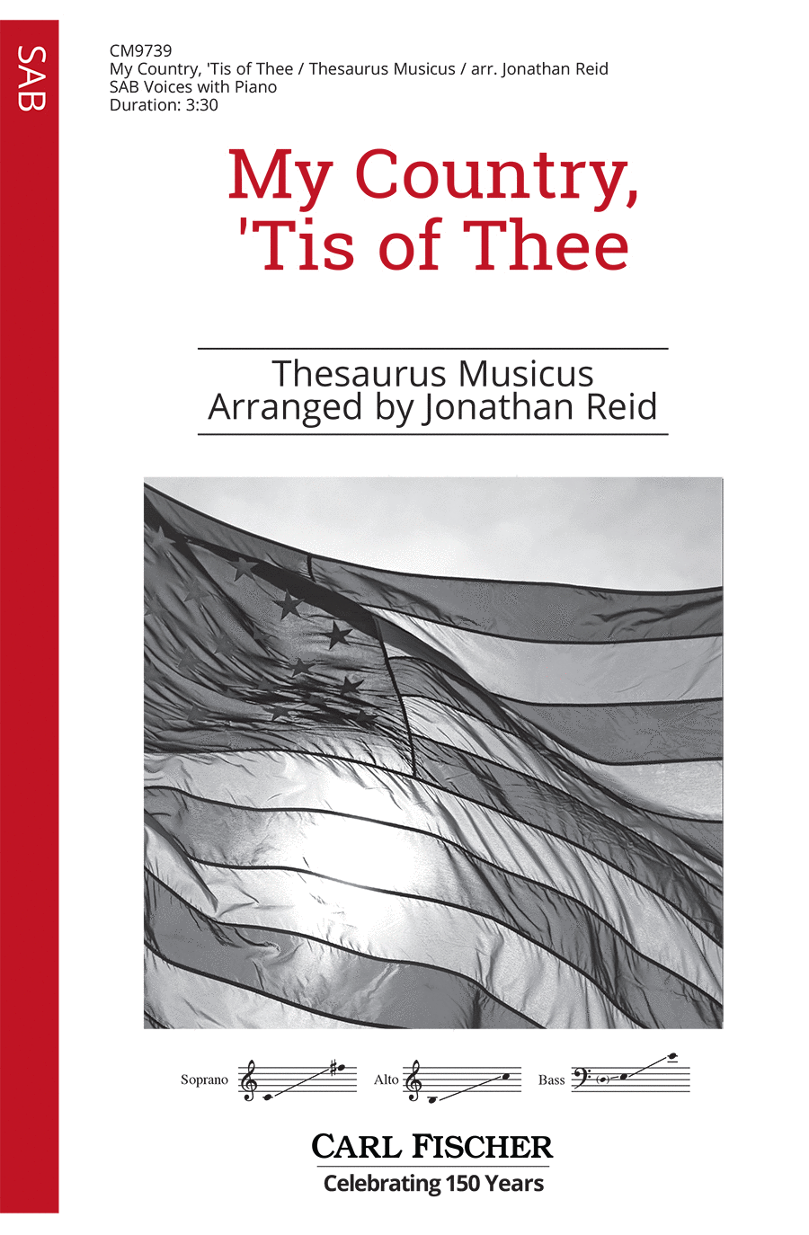 My Country, 'Tis of Thee 3-Part scores gallery preview page 1