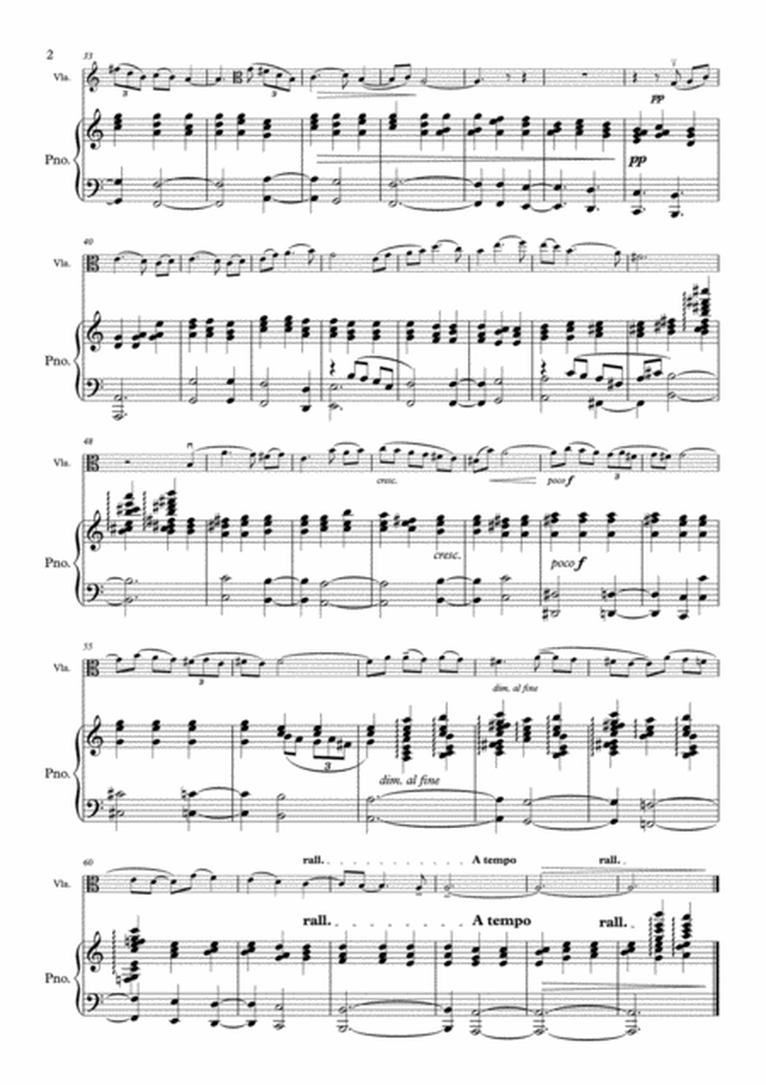 Murray - Aria - Viola & Piano image number null