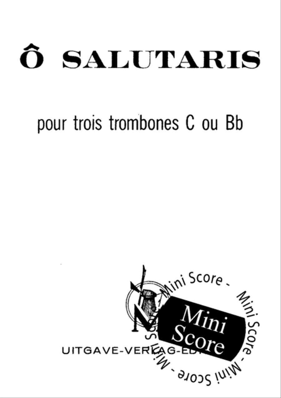 O Salutaris O Salutaris Trombone scores gallery preview page 3