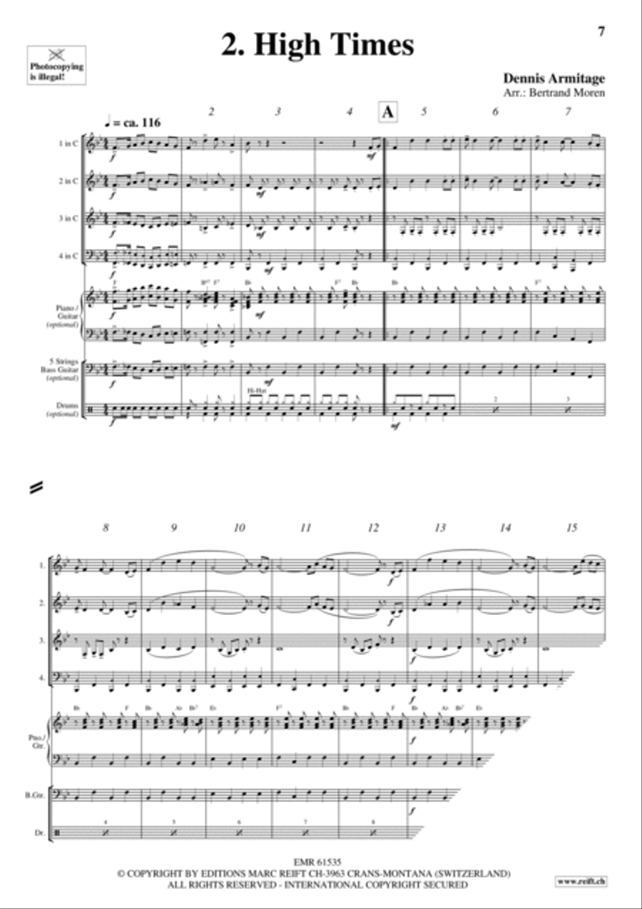 Beer Party Woodwind Quartet scores gallery preview page 4