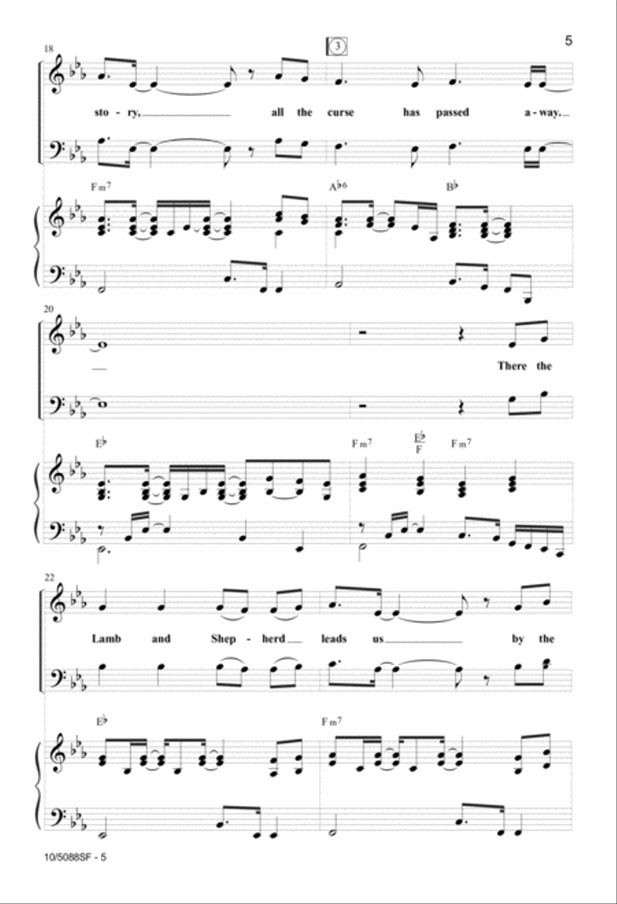 This Is Not My Place of Resting 4-Part scores gallery preview page 5