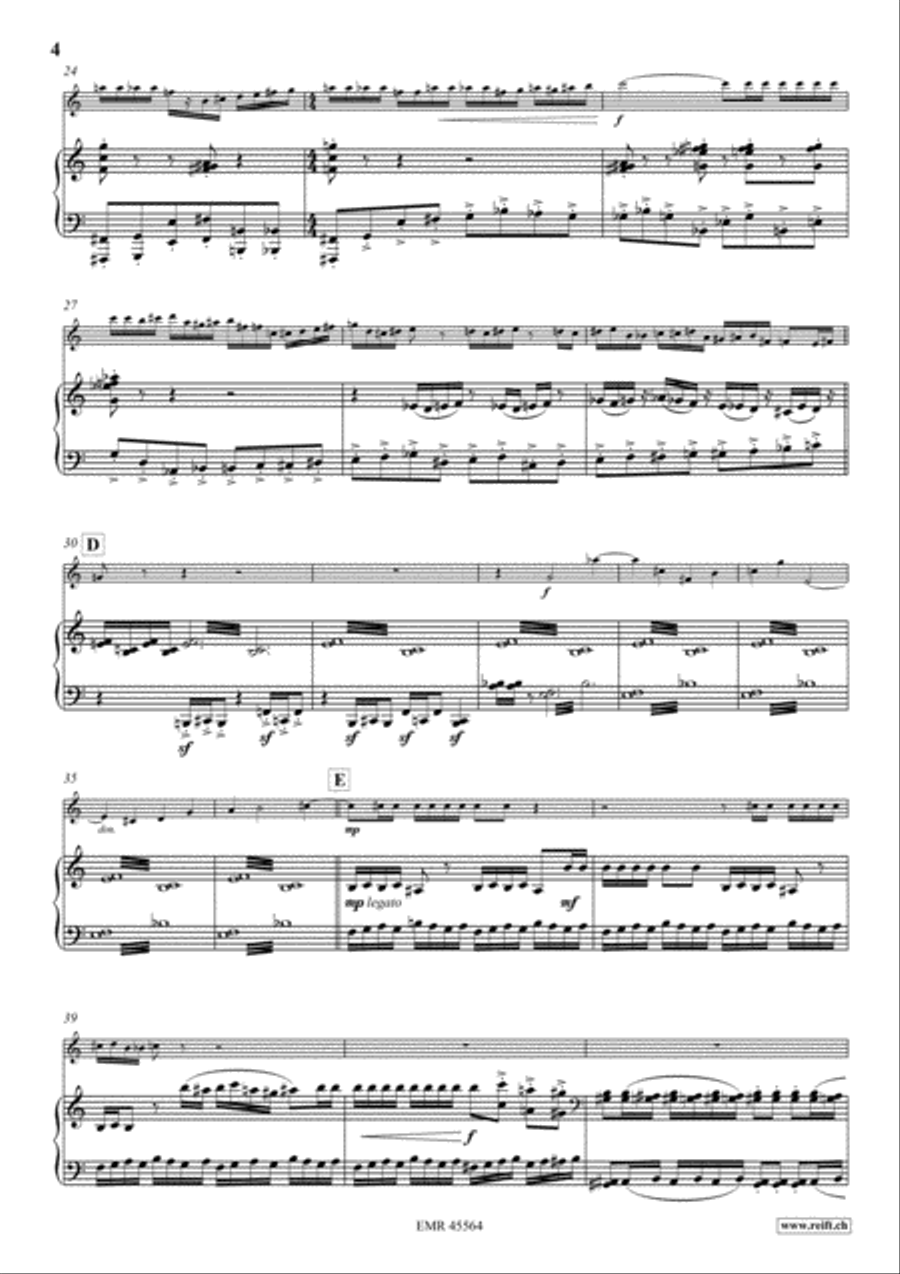 Konzert Op. 42 Soprano Saxophone scores gallery preview page 5