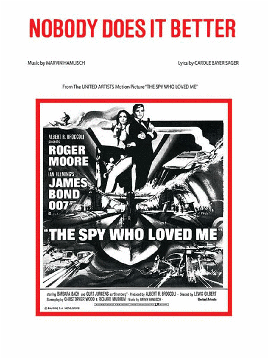 Nobody Does It Better (from The Spy Who Loved Me) Small Ensemble scores gallery preview page 1