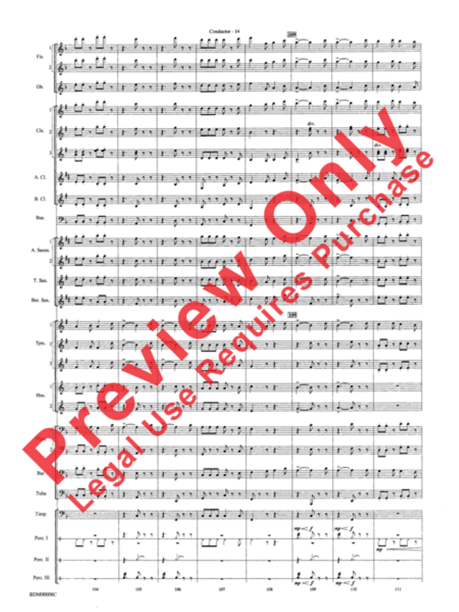 Children's March Concert Band scores gallery preview page 16