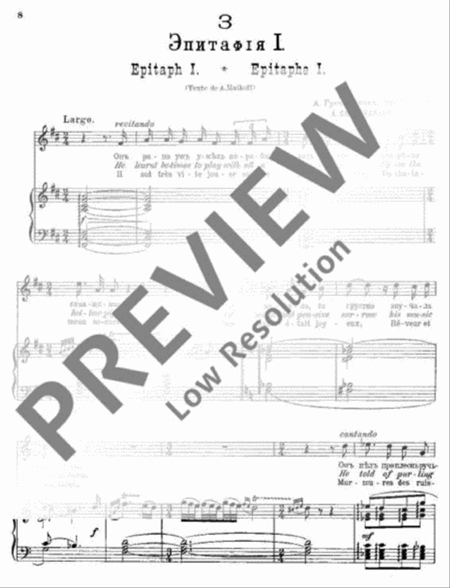 The Reed pipe Voice Solo scores gallery preview page 9