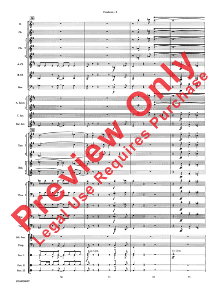 Overture de Argentina Overture de Argentina Concert Band scores gallery preview page 10