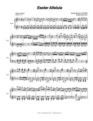 Easter Alleluia (Piano/Vocal Score)