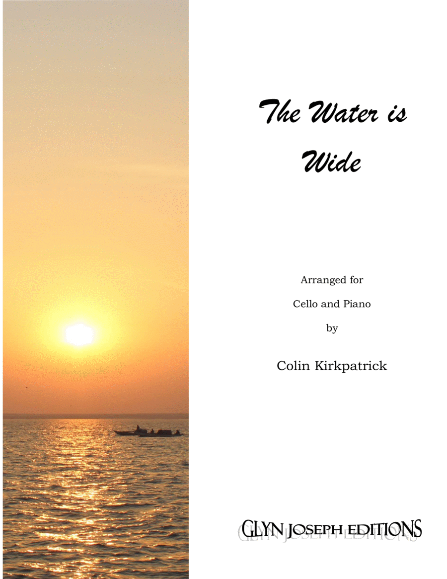 The Water is Wide (for cello and piano) Piano scores gallery preview page 1