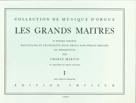 Grands Maitres - Volume 1