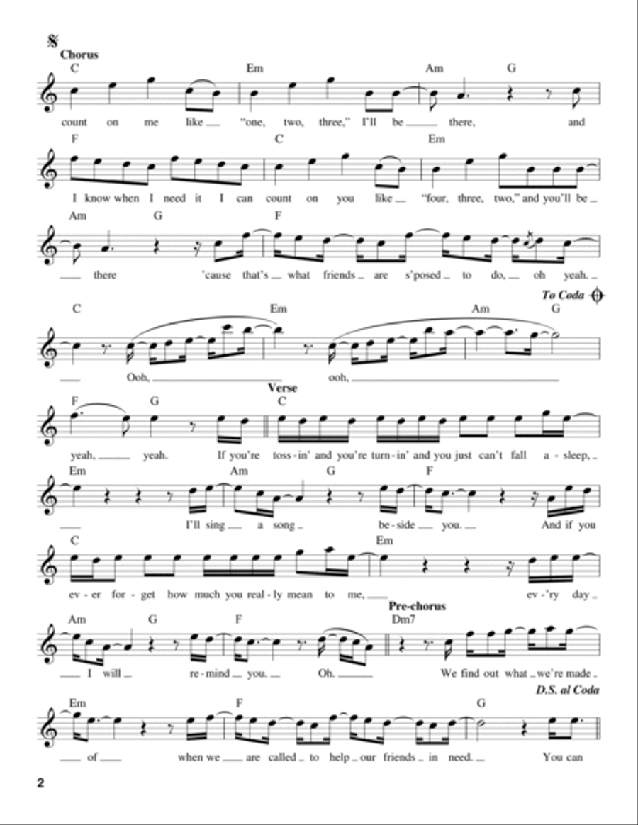 Count On Me Voice scores gallery preview page 2
