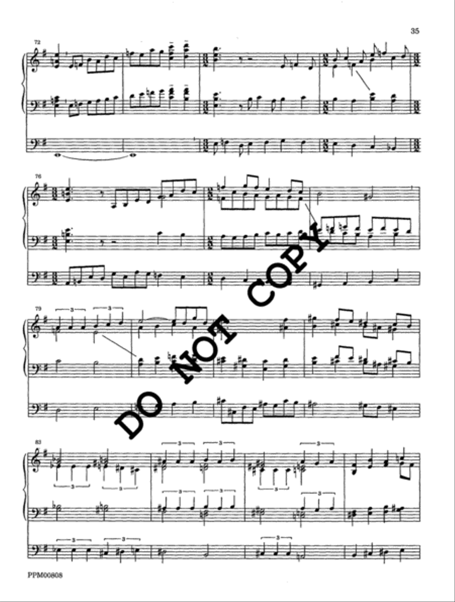 I Sing the Almighty Power of God: Organ Voluntaries on the Hymn Tunes of Ralph Vaughan Williams Volume I Organ scores gallery preview page 36