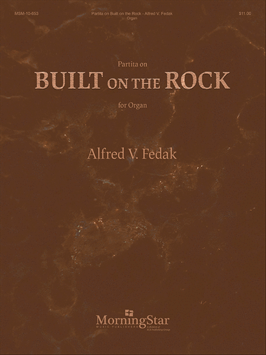 Partita on Built on the Rock Organ scores gallery preview page 1