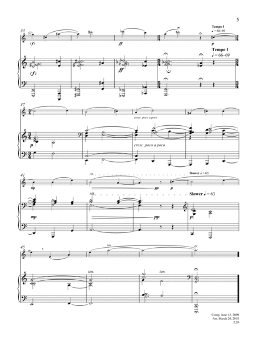 Six Preludes Alto Saxophone scores gallery preview page 4