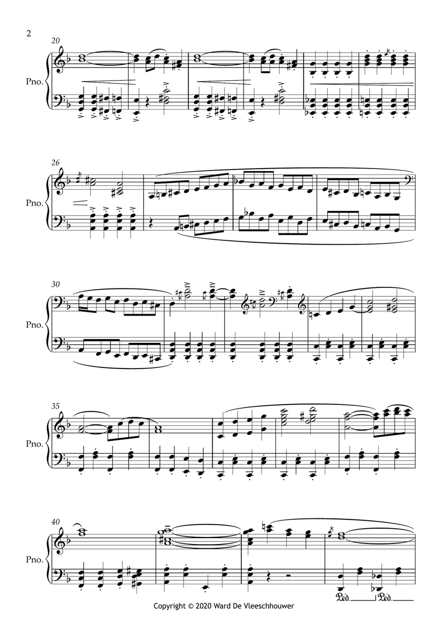 Virgenes Del Sol Piano Solo scores gallery preview page 2