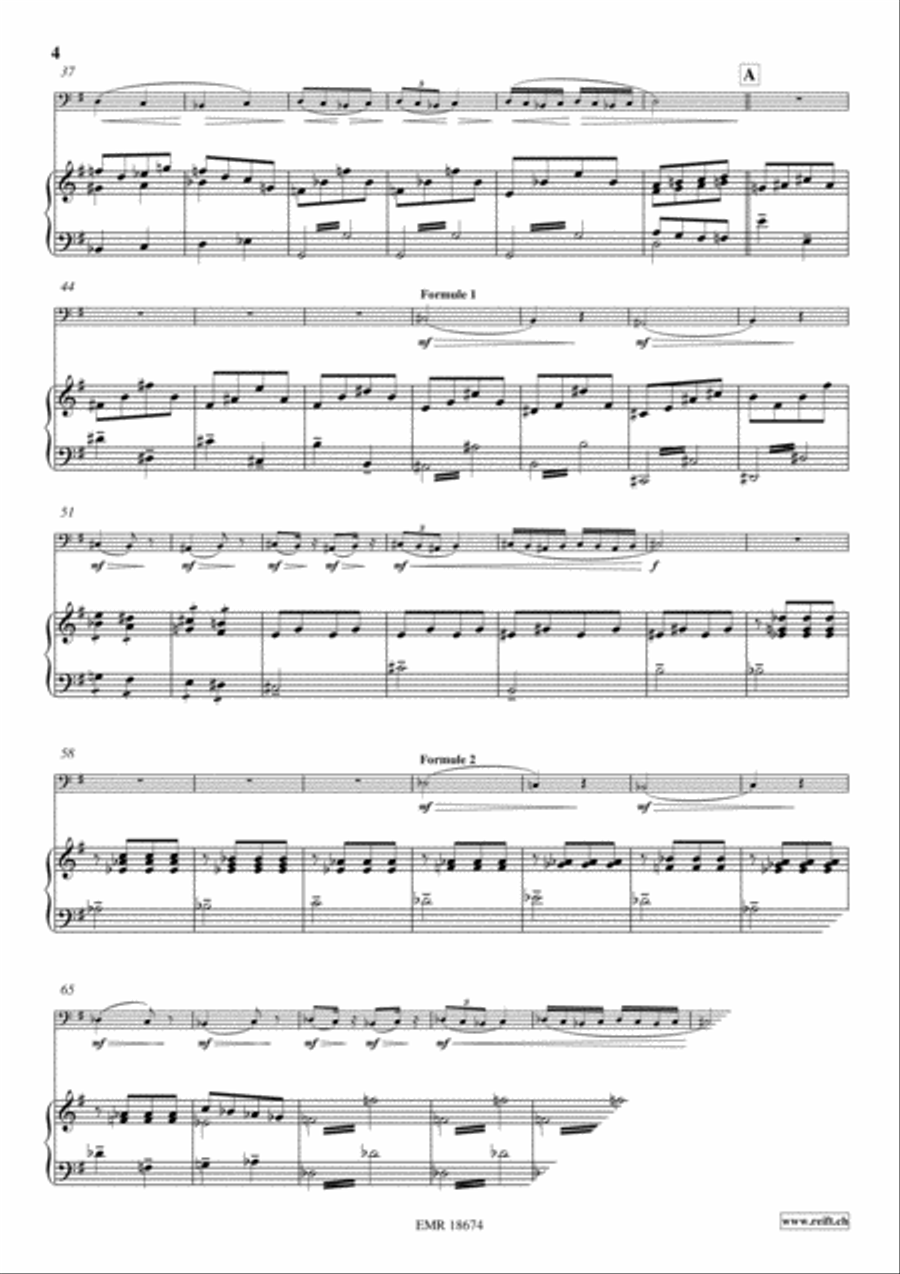 5 Etudes d'Intonation Piano Accompaniment scores gallery preview page 4