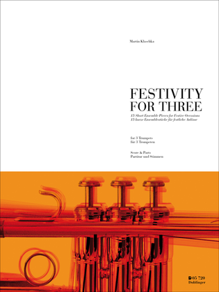 Book cover for Festivity for three
