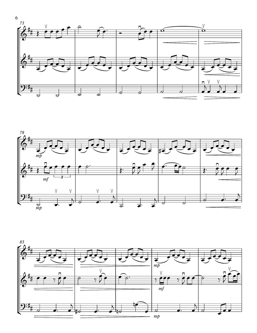 Your Song String Trio scores gallery preview page 6