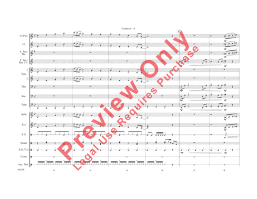 Make Me Smile Make Me Smile Marching Band scores gallery preview page 9