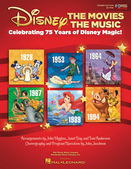 Disney: The Movies The Music - Choral (singer 20 pak)