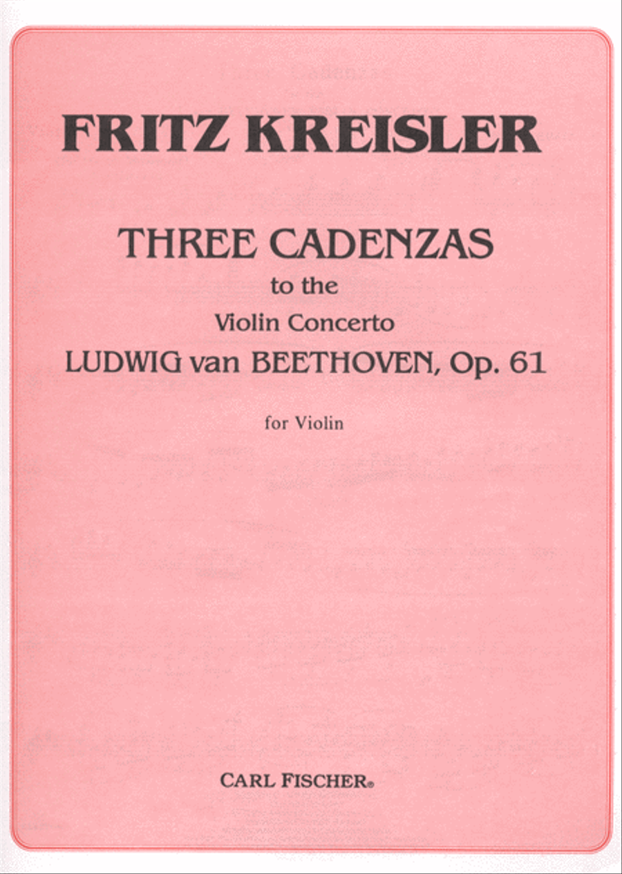 Three Cadenzas Violin scores gallery preview page 1