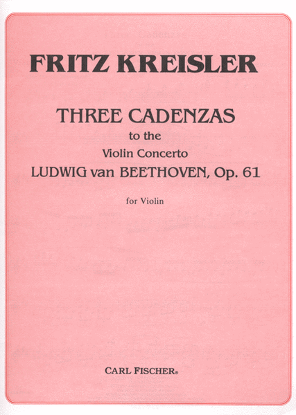 Three Cadenzas