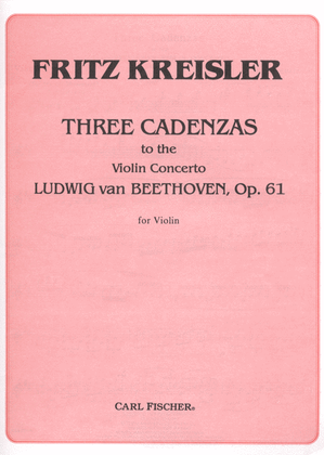 Three Cadenzas