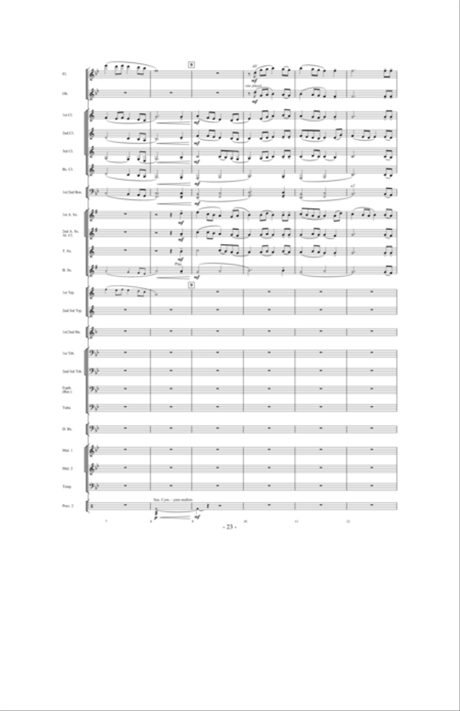 Nightflight Concert Band scores gallery preview page 22