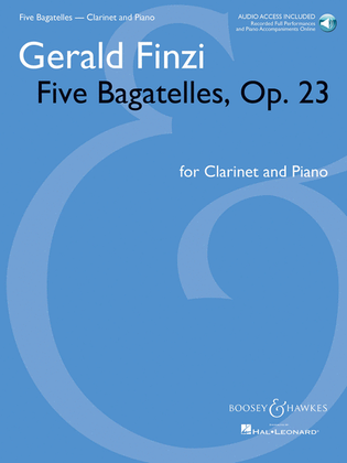 Book cover for Five Bagatelles, Op. 23