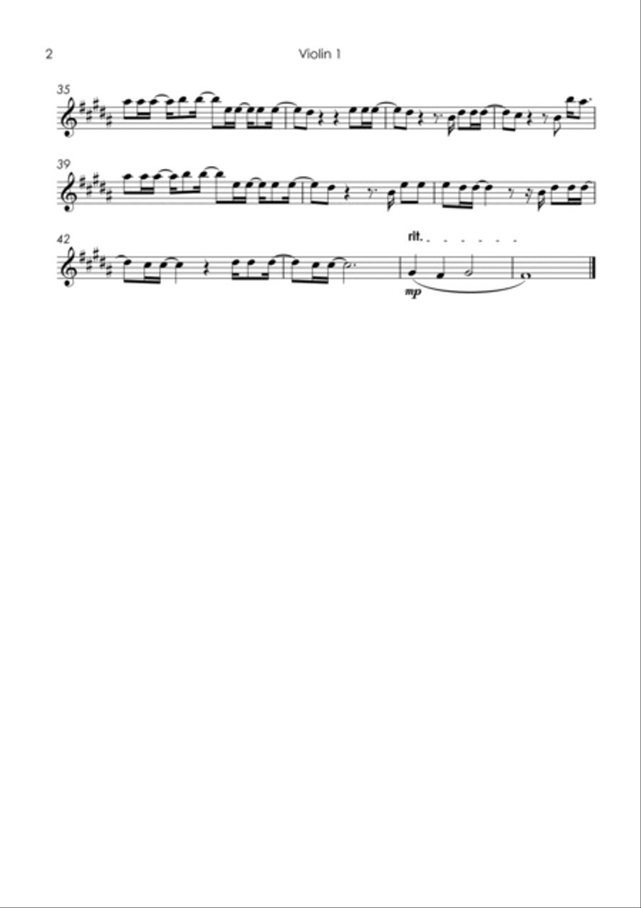 Love Again String Quartet scores gallery preview page 4