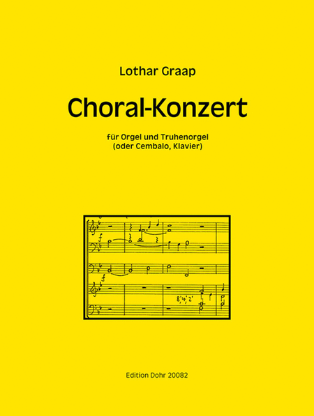 Choral-Konzert für Orgel und Truhenorgel (oder Cembalo, Klavier)