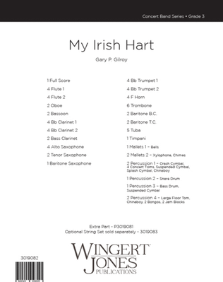 My Irish Hart (Band) - Full Score