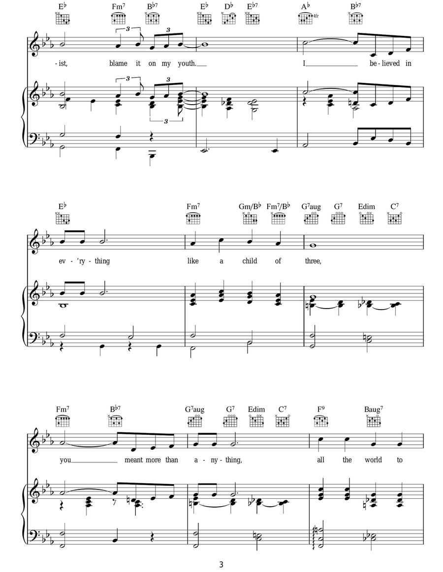 Blame It On My Youth Blame It On My Youth Guitar scores gallery preview page 3