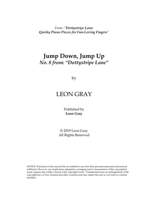Jump Down, Jump Up (No. 8), Dottystripe Lane © 2019 Leon Gray