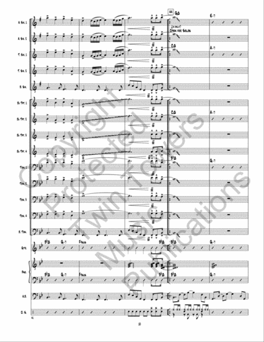 Its All Good Jazz Ensemble scores gallery preview page 11